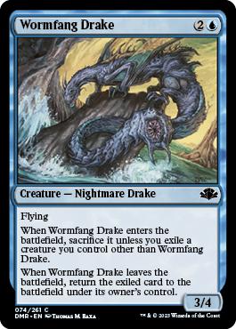 Wormfang Drake - Dominaria Remastered