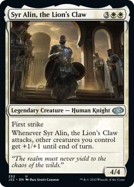 Syr Alin, the Lion's Claw - Jumpstart 2022