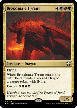 Broodmate Tyrant - Modern Horizons 3 Commander