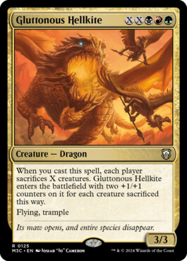 Gluttonous Hellkite - Modern Horizons 3 Commander