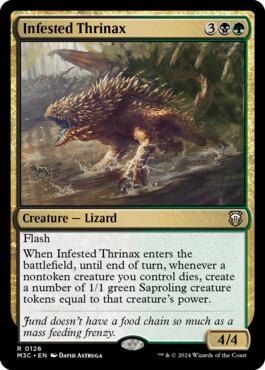 Infested Thrinax - Modern Horizons 3 Commander