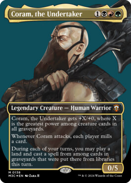 Coram, the Undertaker - Modern Horizons 3 Commander