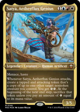 Satya, Aetherflux Genius - Modern Horizons 3 Commander