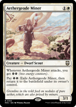 Aethergeode Miner - Modern Horizons 3 Commander