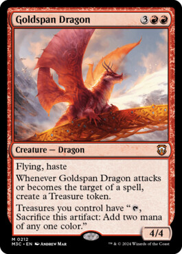 Goldspan Dragon - Modern Horizons 3 Commander