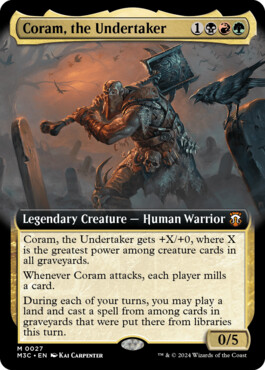 Coram, the Undertaker - Modern Horizons 3 Commander