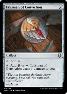 Talisman of Conviction - Modern Horizons 3 Commander