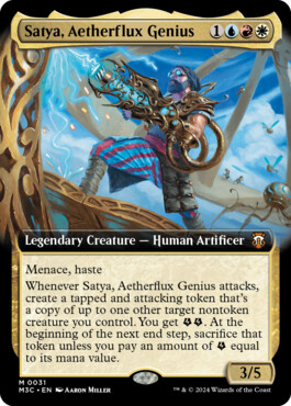 Satya, Aetherflux Genius - Modern Horizons 3 Commander