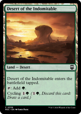 Desert of the Indomitable - Modern Horizons 3 Commander