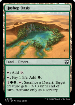 Hashep Oasis - Modern Horizons 3 Commander