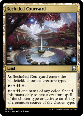 Secluded Courtyard - Modern Horizons 3 Commander