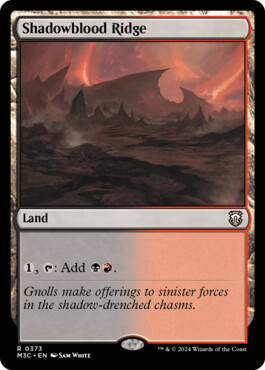 Shadowblood Ridge - Modern Horizons 3 Commander