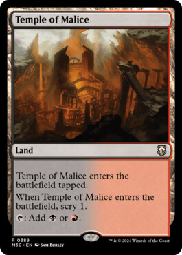 Temple of Malice - Modern Horizons 3 Commander