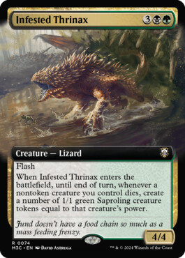 Infested Thrinax - Modern Horizons 3 Commander