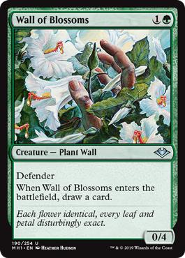 Wall of Blossoms - Modern Horizons