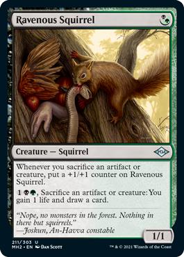 Ravenous Squirrel - Modern Horizon 2