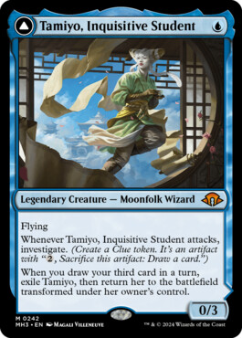 Tamiyo, Inquisitive Student -> Tamiyo, Seasoned Scholar - Modern Horizons 3