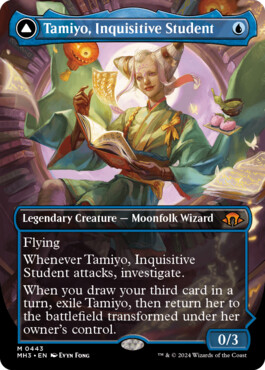 Tamiyo, Inquisitive Student -> Tamiyo, Seasoned Scholar - Modern Horizons 3