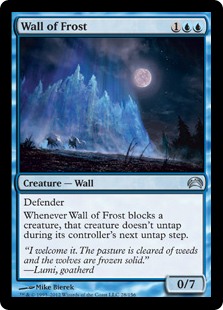 Wall of Frost - Planechase 2012 Edition