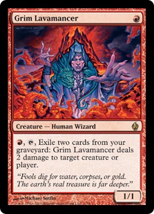 Grim Lavamancer - Premium Deck Series: Fire and Lightning