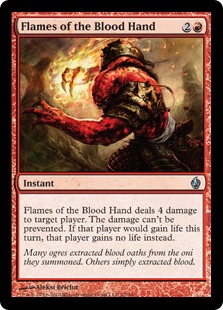 Flames of the Blood Hand - Premium Deck Series: Fire and Lightning