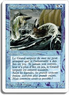 Grand serpent de mer - 3ième Edition (non limitée)