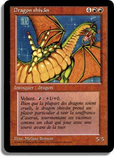 Dragon shivân - 3ième Edition (limitée)