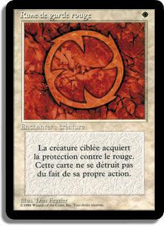 Rune de garde rouge - 3ième Edition (limitée)