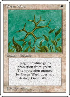 Rune de garde verte - 4ième Edition
