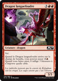 Dragon languefoudre - Magic 2019