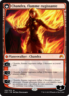 Chandra, flamme rugissante - Magic Origines