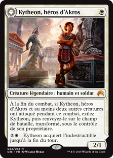 Kytheon, héros d'Akros -> Gideon, forgé dans la bataille - Magic Origines