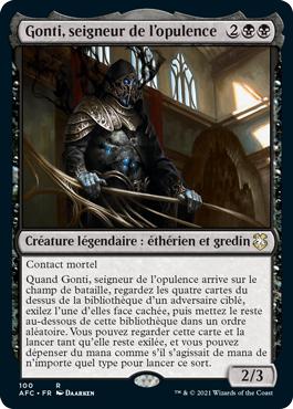 Gonti, seigneur de l'opulence - Commander Forgotten Realms : Aventures dans les Royaumes Oubliés