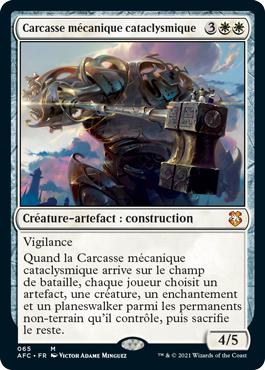 Carcasse mécanique cataclysmique - Commander Forgotten Realms : Aventures dans les Royaumes Oubliés