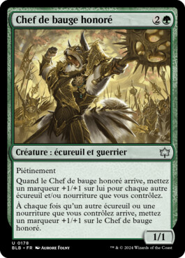 Chef de bauge honoré - Bloomburrow