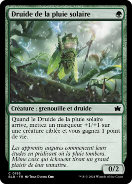 Druide de la pluie solaire - Bloomburrow