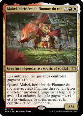 Mabel, héritière de Flamme du roc - Bloomburrow