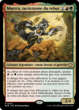 Muerra, tacticienne du rebut - Bloomburrow