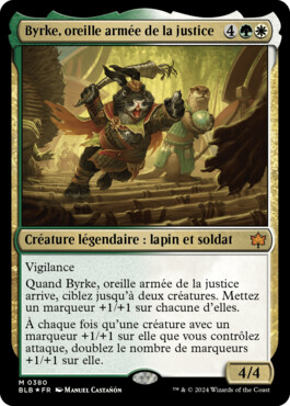 Byrke, oreille armée de la justice - Bloomburrow