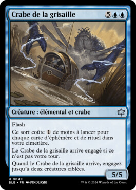 Crabe de la grisaille - Bloomburrow