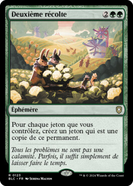 Deuxième récolte - Bloomburrow Commander