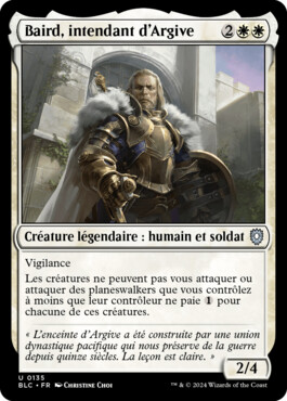 Baird, intendant d'Argive - Bloomburrow Commander