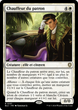 Chauffeur du patron - Bloomburrow Commander