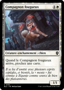 Compagnon fougueux - Bloomburrow Commander