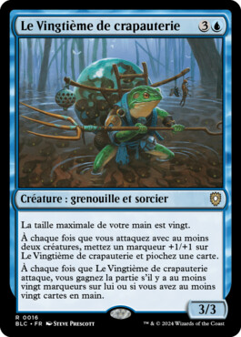 Le Vingtième de crapauterie - Bloomburrow Commander