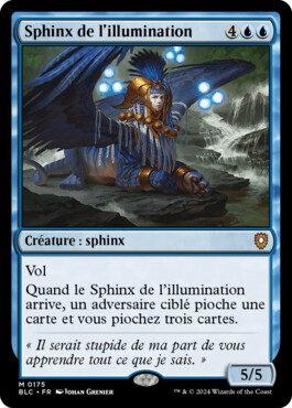 Sphinx de l'illumination - Bloomburrow Commander