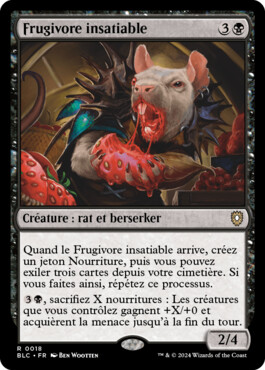 Frugivore insatiable - Bloomburrow Commander