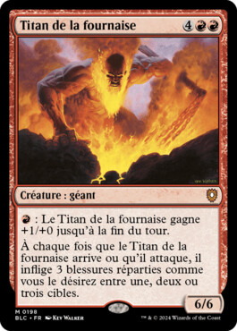 Titan de la fournaise - Bloomburrow Commander