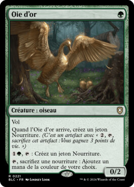 Oie d'or - Bloomburrow Commander