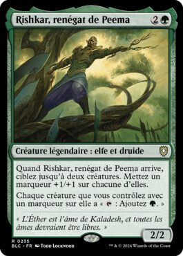 Rishkar, renégat de Peema - Bloomburrow Commander